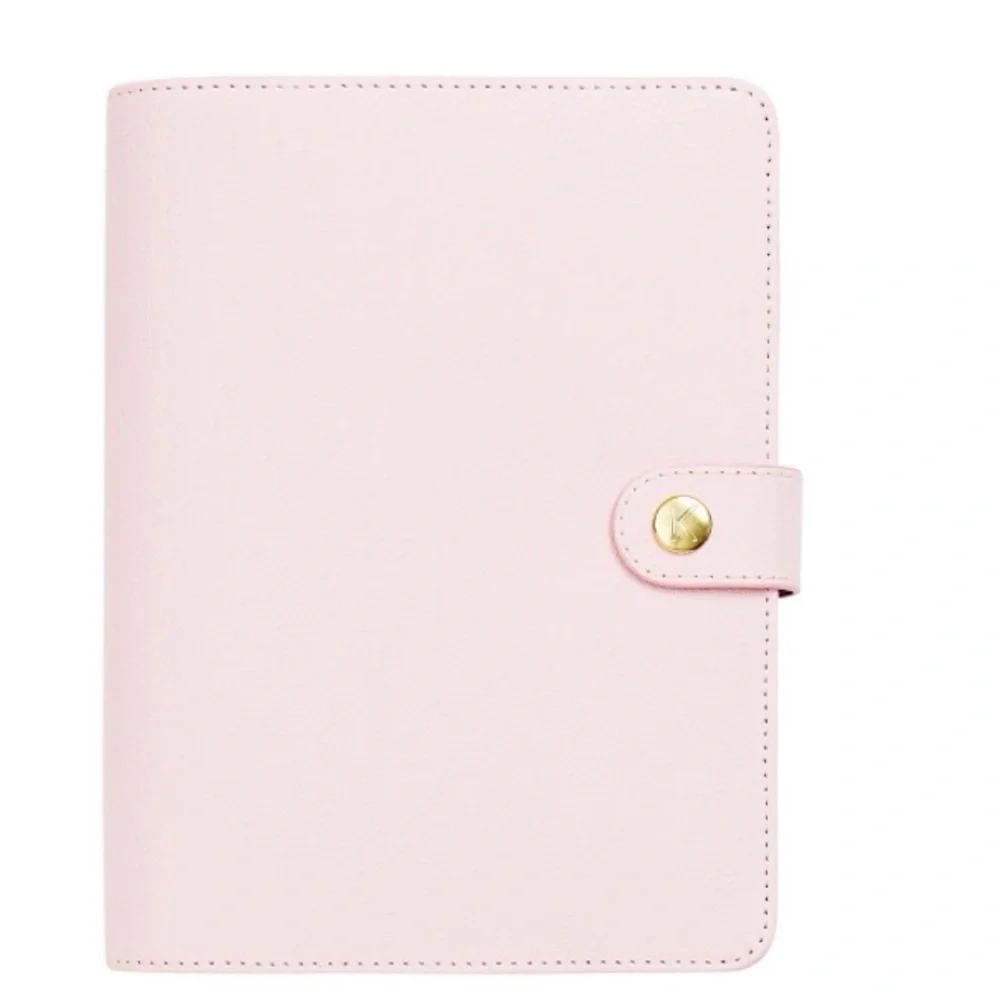 kikki.K Pink Planner with Gold Button - Personal Size